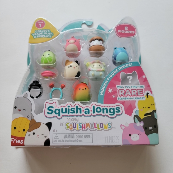 New! Squish-a-longs Squishmallows rings and mini characters - Picture 3 of 13
